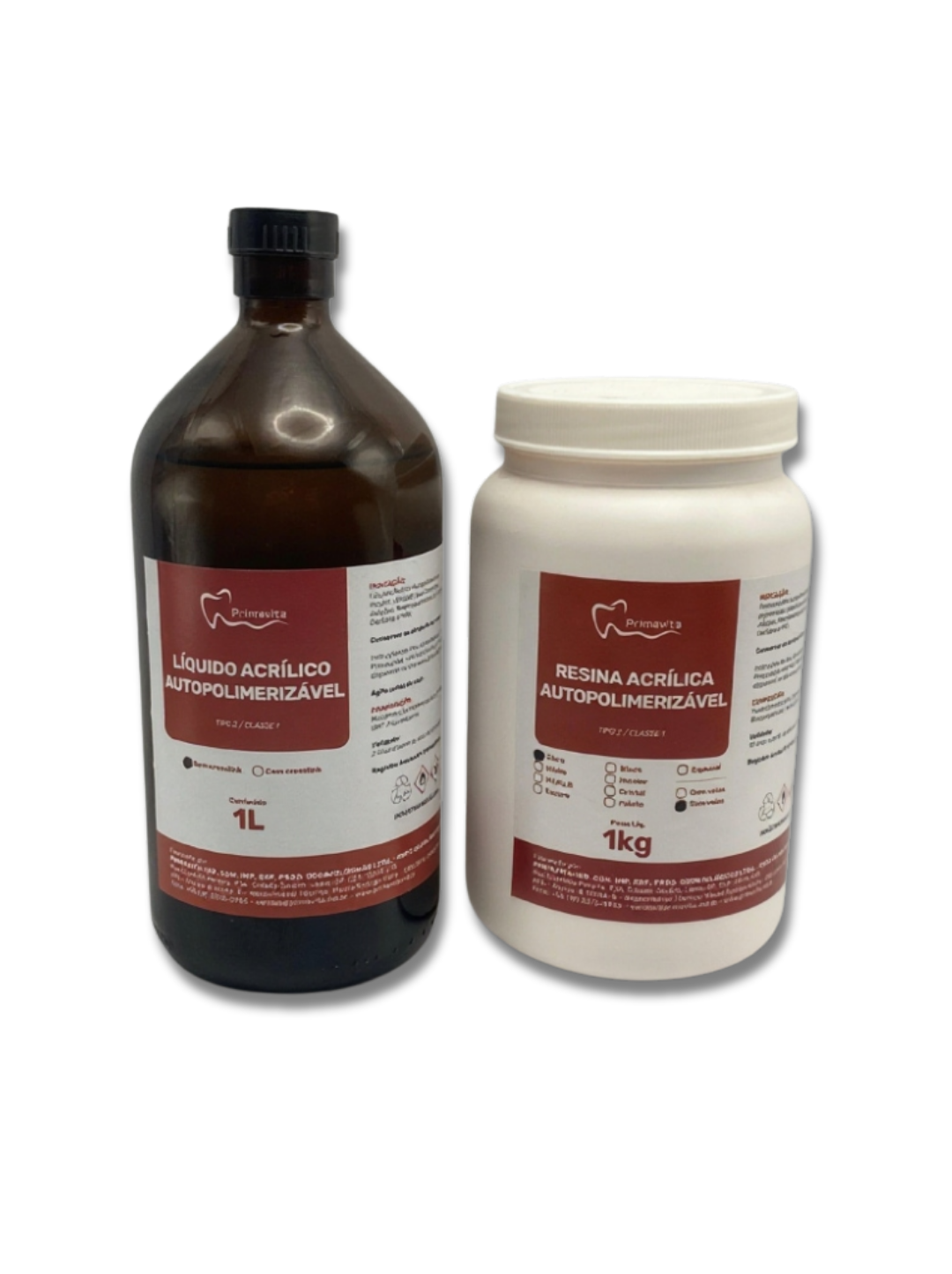 Resina Acrílica Autopolimerizável Primavita